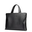 American bison men briefcase cross section handbag headband cowhide men bag casual belt liner computer bag N2391-3B black