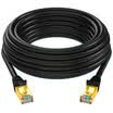 Shanze SAMZHE CAT-708H Engineering Grade 7 CAT7 Copper-plated Double-shielded High-speed Network Jumper 7 Type of finished cable Network cable Black 8 meters