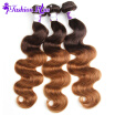 7A Brazilian Body Wave 430 3 Bundles Brazilian Virgin Hair Human Hair Extension Ombre Brazilian Hair Weave Bundles