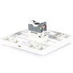 AMPCOM AMPCOM network module to avoid engineering grade gold-plated super five network cable connector white