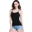 Jingdong Supermarket Ms Langsha sling vest Ms Seamless Stretch Sleeveless Slip Black&white ash 1 piece are all