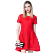 Red Bean&39s IDF Women&39s Wear 2017 Spring New Women&39s Series Dress FQL6237B 18 Lipstick 160 84A