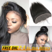 Lady Focus Brazilian Straight Lace Frontal Closure With Baby Hair 13x4 Ear To Ear Swiss Lace Full Lace Frontal Virgin Human Hair