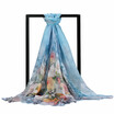 Jingdong supermarket Ms Bao Shengxiang silk scarf chiffon long scarf female models scarf air conditioning shawl apricot spring rain s9117