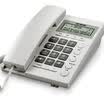 Backgammon bbk HCD6082 fixed telephone base machine home office caller display matte fixed elegant white
