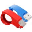 GuangBo 48mm metal tape sealing machine packer color random office stationery FXQ9120