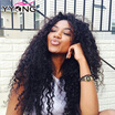 YYONG Hair Products 4Pcs Peruvian Virgin Kinky Curly Wave Cheap Peruvian Virgin Hair Kinky Curly Virgin Hair Free Shipping