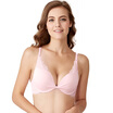 City beauty female bra sexy deep V gather adjustment fashion comfortable underwear 2B7108 pink 75B