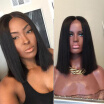 Brazilian Human Hair Bob Wigs Straight Full Lace Bob Wig Short Bob Wigs For Black Women Glueless Full Lace Human Hair Wigs