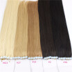 Straight Tape In Hair Extension Brazilian Human Virgin20 Color 613 Blonde Dark Root OmbrePU Skin Weft Remover Glue Gold Faith