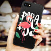 Illustrator Apple 7 & 8 mobile phone shell Apple 8 mobile phone cover iPhone7 & 8 mobile phone shell 47 inch mobile phone cover cartoon all-inclusive drop-resistant personality soft shell flamingo