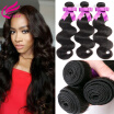 Brazilian Body Wave 3 Bundles Cheap 100 Human Hair Extension Wet&Wavy Virgin Brazilian Body Wave Brazilian Hair Bundles