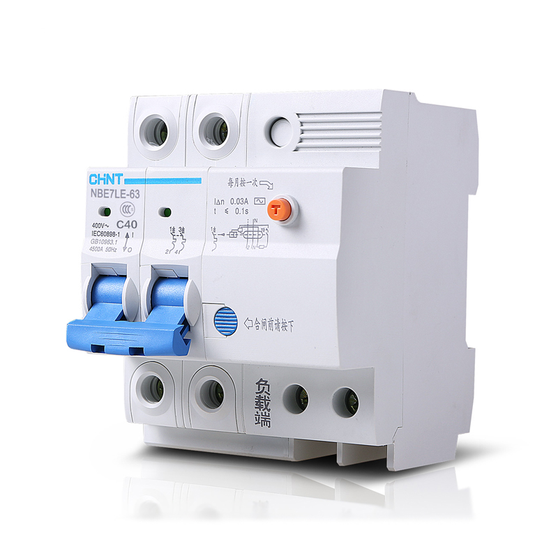 Zhengtai CHNT with leakage protection switch home electric shock protection 2P 40A bipolar C40 NBE7LE