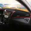 Huashi Changan CS75 light pad 18 CS75 control instrument panel sunscreen insulation light pad auto accessories modification with embroidery - black red edge