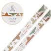 kinbor hand&paper tape 30mm 10m hand account color decoration stationery tape clip DTB64051