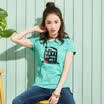 Semir summer Semen summer Korean round neck T fun printing primer shirt 12216000043 pink green L
