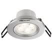 NVC NVC Lighting LED Spotlight Downlight Ceiling Light Aluminum Sand Silver 5W Warm White 4000K Hole 9-95cm