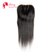 CZ Hair 8A Silky Straight Lace Closure Indian Virgin Human Hair Top Lace Closure Free Part Indian Virgin Hair Closures