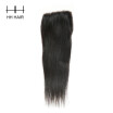 HHHair Lace Closure Brazilian Straight Hair 4x4 inch Lace Closure Brazilian Virgin Hair Lace Closure Human Hair Closure