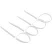 NL-4025B Self-locking nylon cable ties 5 200 White 250 plastic fasteners bundles ties