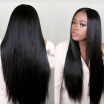 150 Silky Straight Glueless Human Hair Wigs Virgin Brazilian Hair Full Lace Wig Lace Front Wigs For Black Women Human Hair Wigs