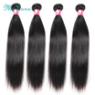 Ms Luna Hair 7A Peruvian Virgin Hair Straight 4 Bundles Peruvian Virgin Straight Hair Human Hair Extensions