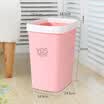 Ai heart still kitchen trash cans household toilet toilet living room paper baskets European no cover trash cans milk powder 2 only installed