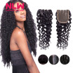 New Year Discount Deep Wave Malaysian Hair Weave With Lace Closure Cheap 8A 4 Bundles Weft Bohemian Weave Malaysian virgin Hair