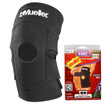 Muller Mueller 6466 Knee Knife Steel Spring Support Adjustable Tie Belt Basketball Running Knee Knee Sport Gauntlets Black One Size Single