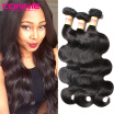5A Peruvian Body Wave 3 Bundle Deals Connie Human Hair Weave Peruvian Hair Weave Bundles 1B Peruvian Virgin Hair Body Wave