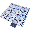 Shengyuan shengyuan outdoor picnic mats moisture pad picnic to increase thick grass mats tent mat 200 200 magic blue grid