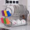 According to Emperor European EDO dish rack double drain kitchen shelves storage rack chopsticks tube TH8041
