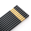 Jingdong Supermarket Ji Bai chopsticks alloy chopsticks suit creative gift hotel Japanese chopsticks DK4007 ten pairs of relief relief Jinfu soil Hao gold