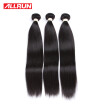 Malaysian Straight Virgin Hair 3pcs lot Malaysian Straight Hair Weave Natural Black 100gpc cheap Human Hair Extension