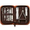 777 Nail Knife Set Nail Scissors Repair Repair Manicure Set 9pcs Set TS-1517K Orange