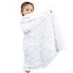 Mile fish baby cotton 6 layers gauze bath towel baby towel Caribbean beach powder 100 80cm