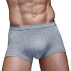 Han shop hanshop men&39s underwear cotton male U convex sexy basic paragraph four-pointed belts soft breathable angle underwear HS01 black&gray mixed color 2 installed L