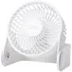 Deli 3688 USB desktop fan student dormitory small fan fan fan folder fan two-speed adjustment can be rotated 360 degrees white