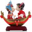 Jingdong supermarket Jinshi workshop wedding gifts creative home furnishings car ornaments to send friends birthday gift love ship M52484