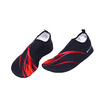 Banzini snorkel shoes diving equipment snorkeling Sambo beach shoes shoes men&women barefoot skin soft shoes non-slip wading supplies Lycra flexible surface flame red XXL code suitable for 42-43