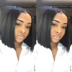 8A Short Bob Wigs Virgin Brazilian Full Lace Wigs 150 Density Bob Glueless Lace Front Wig Short Human Hair Wigs For Black Women