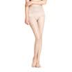 Langsha large wide-width stockings 4 pairs of women thin section double crotch core silk pantyhose skin color all code