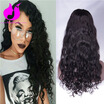Amethyst Charming Loose Wave Full Lace Wigs For Black Women 8A Unprocessed Peruvian Human Hair Full Lace Wig