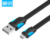 Wei Xun VENTION Android data cable lengthened micro usb charger cable 2a Huawei millet Samsung mobile phone data line length 15 m black VAS-A08-B150
