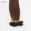 1gs 100g Malaysian Remy Hair Color Auburn Straight Custom Capsule Keratin Flat Tip Nail U Fusion Full Human Hair Extension