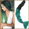 24" 100G Ombre Hair Extensions Xpression Braids jumbo Synthetic Fibre Braiding Hair Crochet Braids