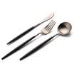 Sunshine flying song 304 stainless steel knife&fork spoon hotel supplies Western tableware main meal knife fork spoon black silver three sets