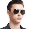 Jingdong Supermarket San&39s TANS sunglasses male polarized driving mirror sunglasses female polarized sunglasses 3025L silver frame ice blue