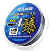 Zhen Yu Grsaed Zhen x4 series gray 04 fishing line vigorously horse PE braided wire main line sub-sea pole sea fishing Taiwan fishing 100 meters fishing gear fishing supplies