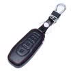 Huafu Ford Key Bag Folding Three Buttons Black Ford Maverick Mondeo Winning Leather Key Holder